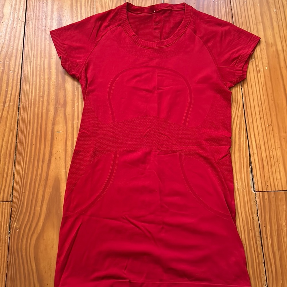 Red Lulu Muscle Tee